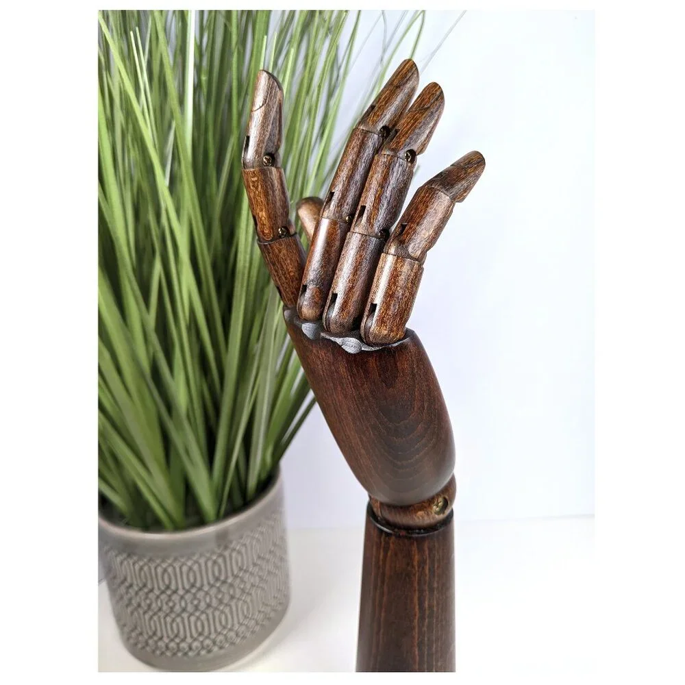 17" Wooden Artist Hand Model Mannequin for Drawing Art Display Right Hand NEW - Picture 5 of 7